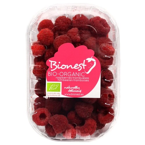 BIO Maliny Owoce  Auchan 125 g