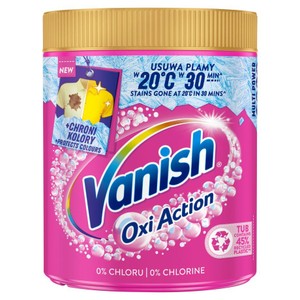 Odplamiacz do prania Oxi Action Pink Vanish 970 g