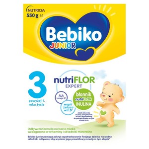 Mleko modyfikowane Junior nutriFlor Expert 3 od 1 roku   Bebiko 550 g
