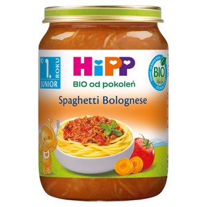 BIO Spaghetti Bolognese po 12. misiącu HIPP 250 g