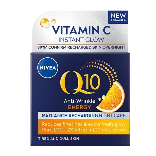 Przeciwzmarszczkowy krem na noc Q10 Energy  Nivea 50 ml