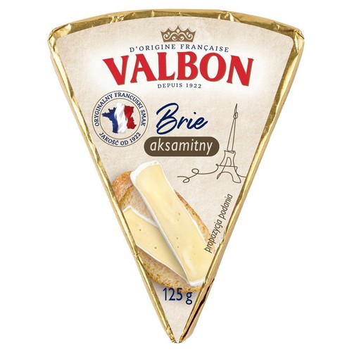 Ser pleśniowy brie aksamitny  Valbon 125 g