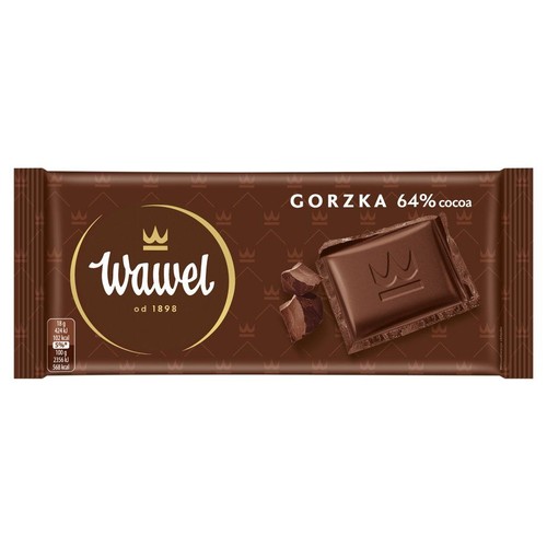 Czekolada gorzka 64% kakao Wawel 90 g