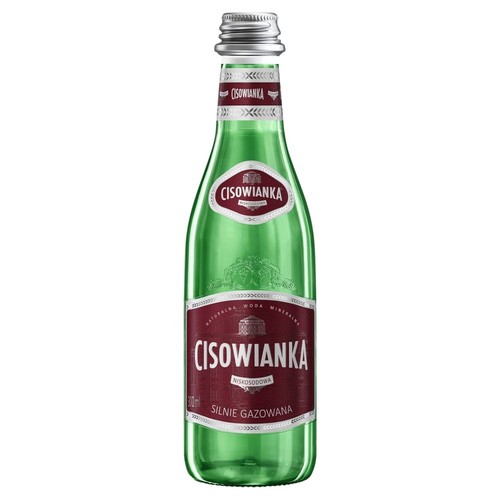 Woda mineralna silnie gazowana Cisowianka 24 x 300 ml