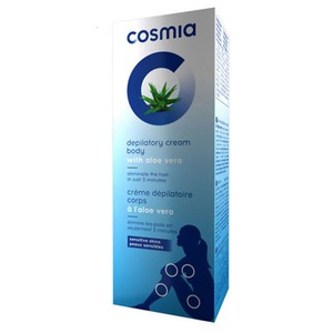 Krem do depilacji ciała Z aloesem do skóry wrażliwej Cosmia 500 ml