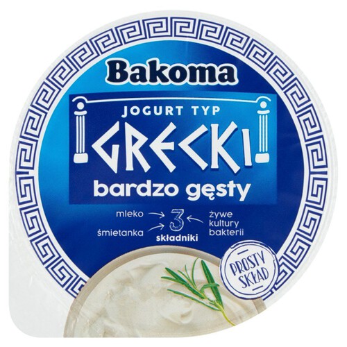 Jogurt naturalny typ grecki Bakoma 170 g