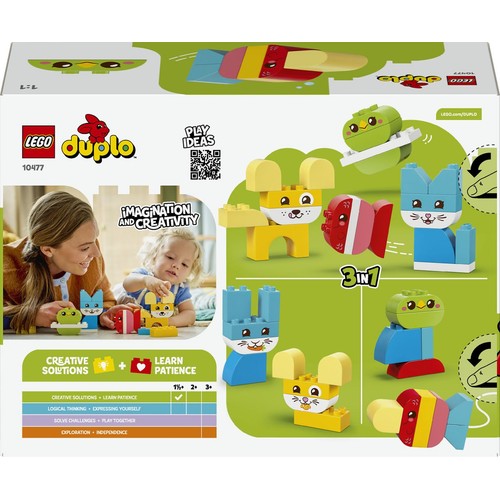 Mój pierwszy zestaw DUPLO® Kreatywne zwierzaki 3 w 1 10477 LEGO 1 sztuka