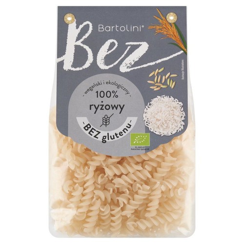 BIO Makaron ryżowy bezglutenowy świderki Bartolini 250 g