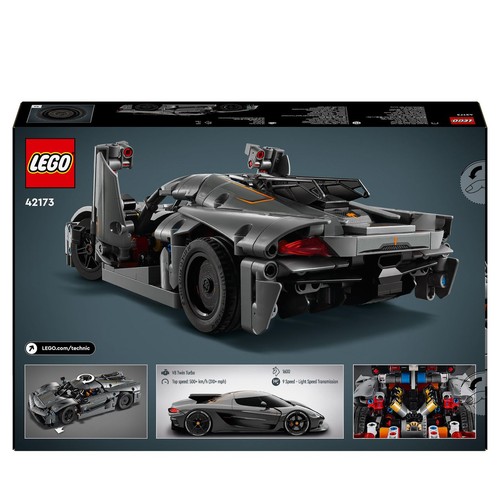 Technic Szary hipersamochód Koenigsegg Jesko Absolut 42173 LEGO 1 sztuka