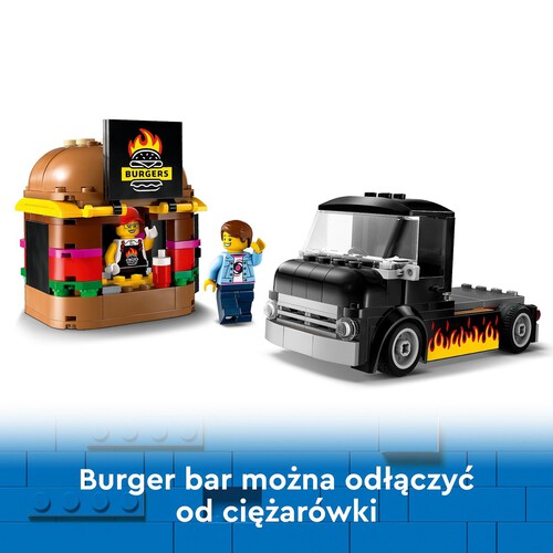 City Ciężarówka z burgerami 60404 LEGO zestaw