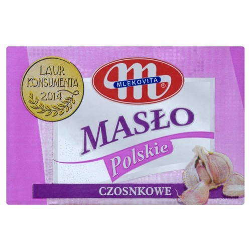 Masło Polskie czosnkowe Mlekovita 100 g