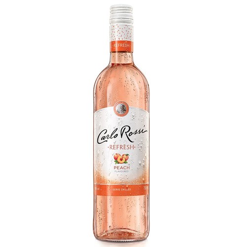 Wino różowe słodkie Refresh Peach  alk. 10,0% obj. Carlo Rossi 750 ml