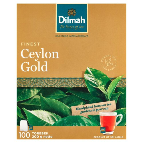 Klasyczna czarna herbata w torebkach ekspresowych Dilmah 200 g