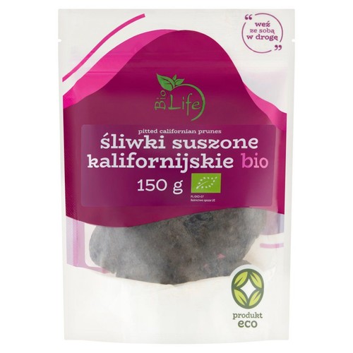BIO Śliwka suszona kalifornijska    BioLife 150 g