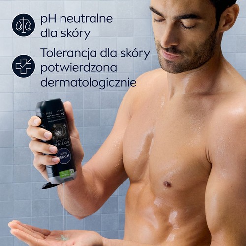 Żel pod prysznic Active Clean NIVEA MEN 250 ml