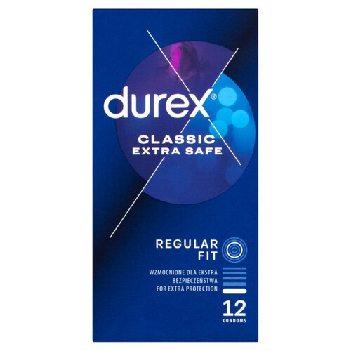 Prezerwatywy extra safe Durex 12 sztuk