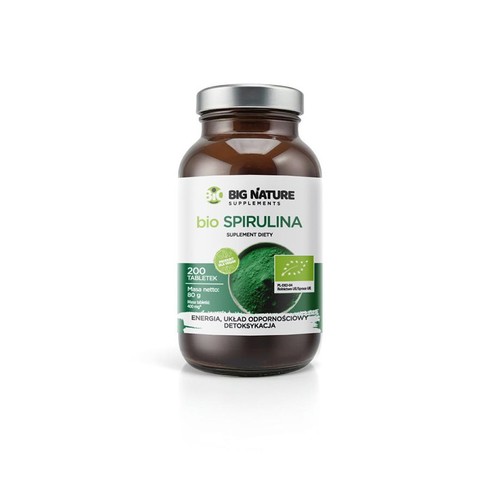 BIO Spirulina   Big Nature 200 tabletek