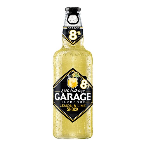 Piwo smakowe Hardcore Lemon and Lime Shock alk. 8,0% obj. Garage 400 ml