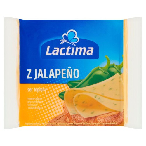 Ser topiony w plasterkach z papryką Jalapeno  Lactima 130 g