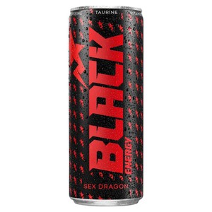 Napój energetyzujący Sex Energy o smaku pitahaya - grenadina - limetka Black 250 ml