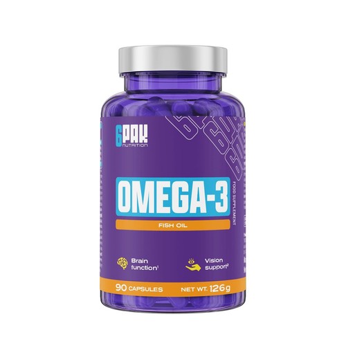 Omega-3 6pak Nutrition 90 kapsułek