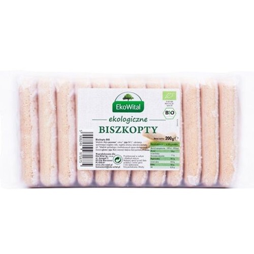 BIO Biszkopty dla dzieci EkoWital 200 g