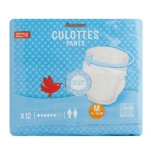 Majtki chłonne roz. M Auchan 12 sztuk