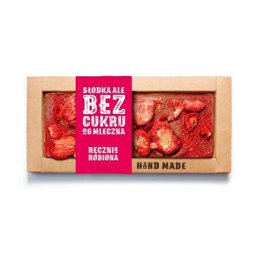 Czekolada melczna bez dodatku cukru ręcznie robiona  Cukiernia Staropolska 53 g