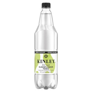 Napój gazowany Tonik zero o smaku kwiatu czarnego bzu  Kinley 1 l