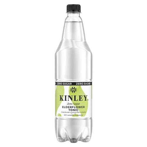 Napój gazowany Tonik zero o smaku kwiatu czarnego bzu  Kinley 1 l