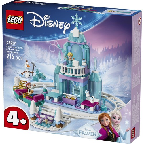 Disney Kraina lodu Lodowy zamek Elzy i śnieżna przejażdżka 43281 LEGO 1 sztuka