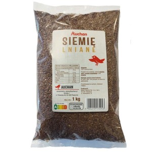 Siemię lniane Auchan 1 kg