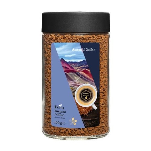 Kawa rozpuszczalna liofilizowana Peru Auchan 100 g