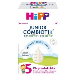 Mleko modyfikowane 5 junior combiotik HIPP 550 g