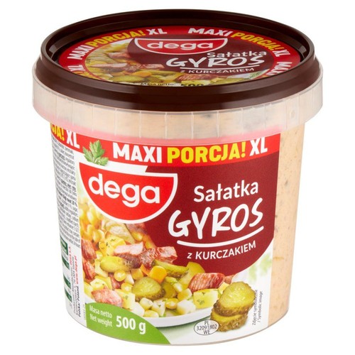 Sałatka Gyros z kurczakiem Dega 500 g