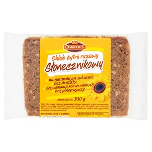 Chleb żytni razowy słonecznikowy Oskroba 330 g