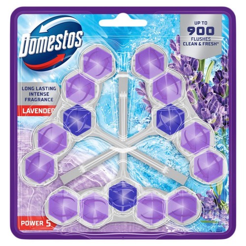 Zawieszka do WC  Power 5 Lavender Domestos 3 x 50 g