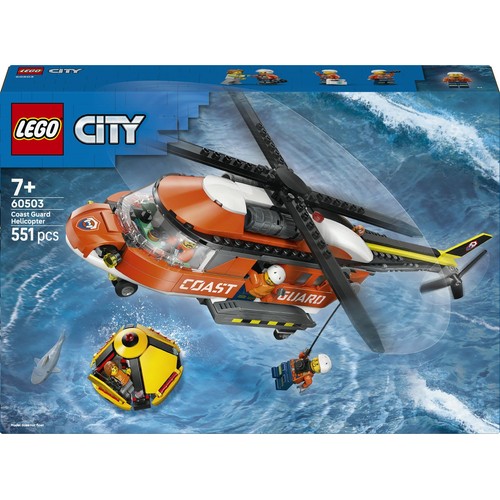 Zestaw konstrukcyjny City Helikopter straży przybrzeżnej 60503 LEGO 1 sztuka