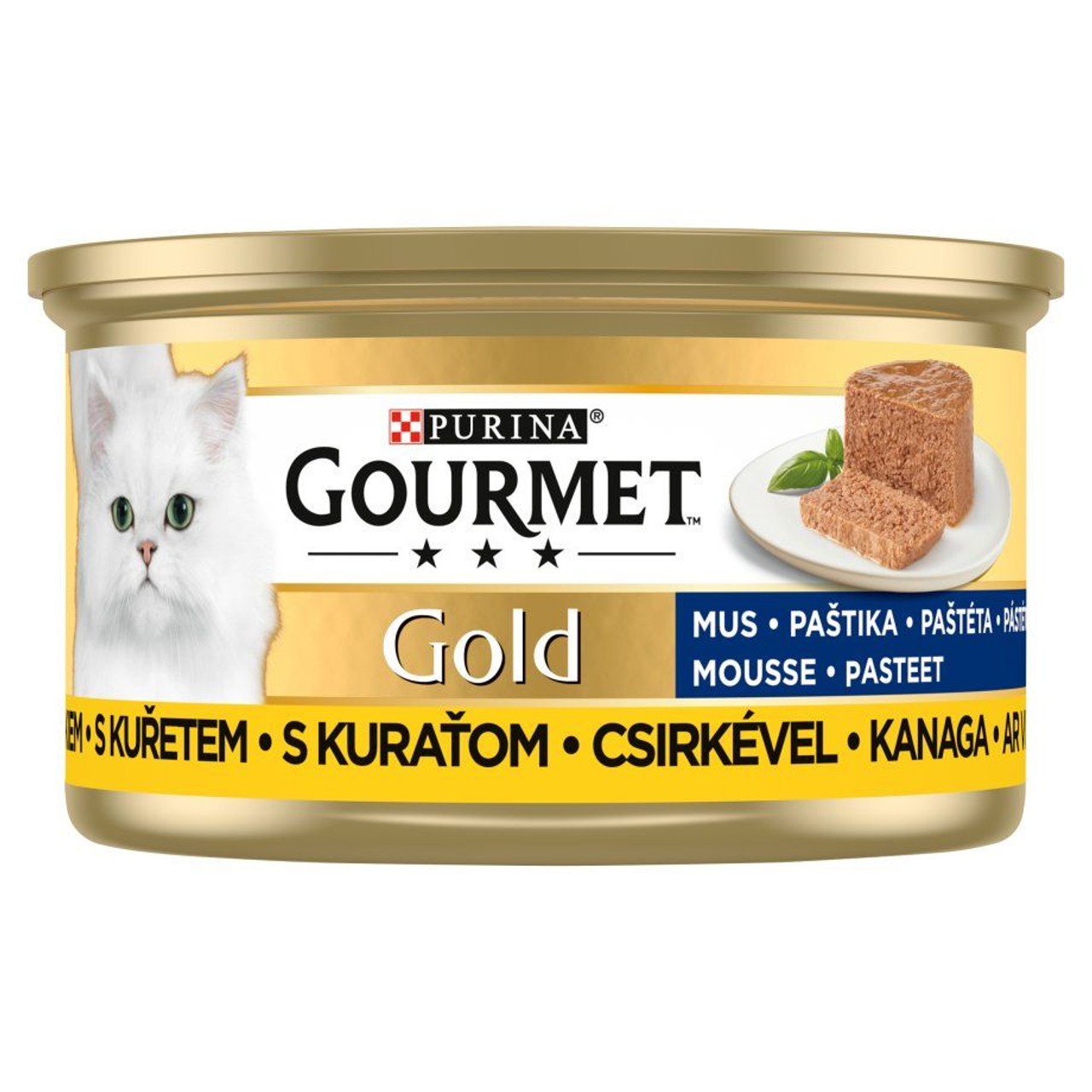 Mokra karma dla dorosłych kotów z kurczakiem  Gourmet 85 g