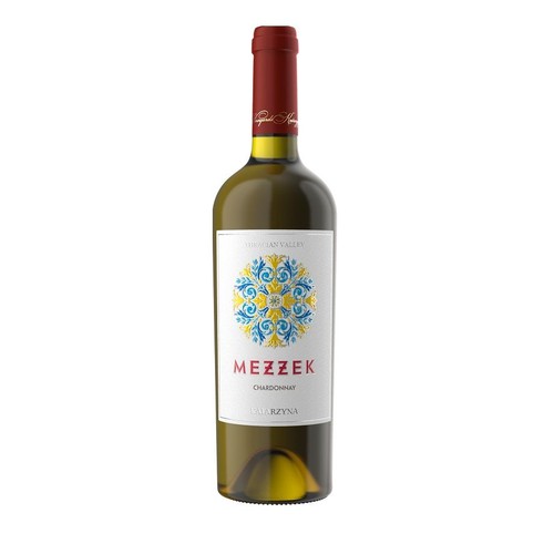 Wino bułgarskie białe wytrawne Chardonnay alk. 13,0% obj. Mezzek 750 ml