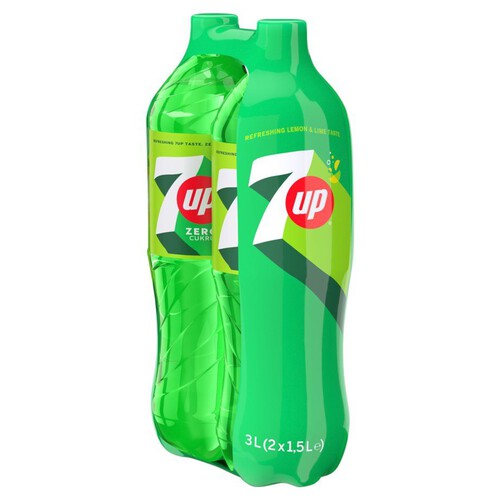 Napój gazowany o smaku cytrynowo-limonkowym 7up 2 x 1,5 l