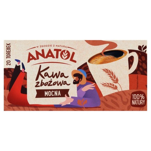 Kawa zbożowa mocna  ekspresowa  Anatol 84 g