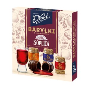 Baryłki o smaku likierów Soplica E.Wedel 200 g