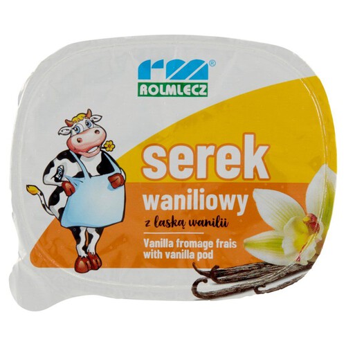 Serek homogenizowany waniliowy z laską wanilii Rolmlecz 150 g