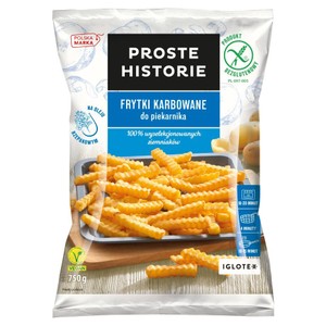 Frytki karbowane do piekarnika - bezglutenowe Proste Historie 750 g