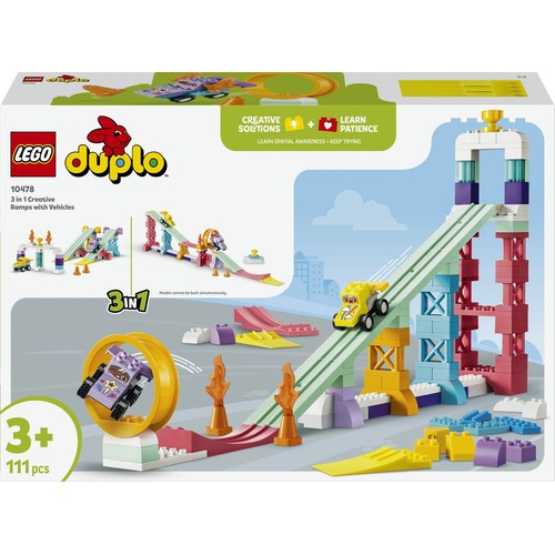 DUPLO Moje miasteczko Kreatywne rampy 3 w 1 z pojazdami 10478 LEGO 1 sztuka