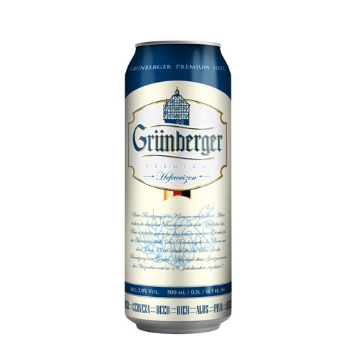 Piwo litewskie Hefeweizen alk. 5,0% obj. Grunberger 500 ml