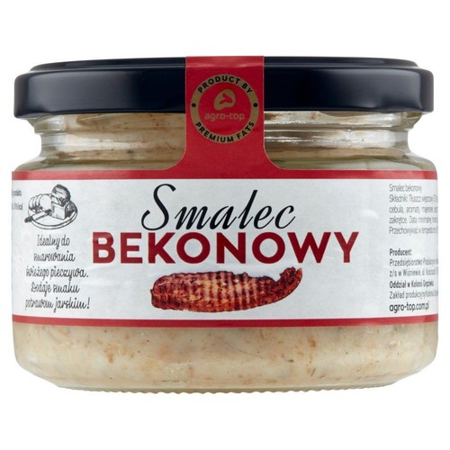 Smalec bekonowy Agro-Top 200 g