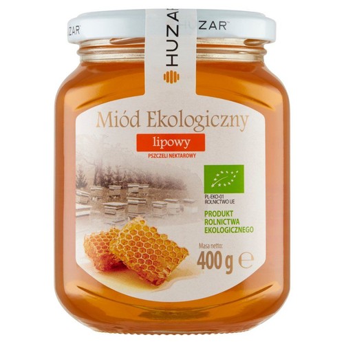BIO Miód ekologiczny lipowy Huzar 400 g