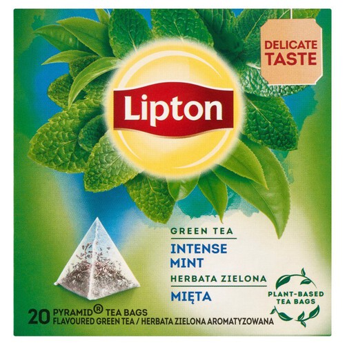 Herbata zielona aromatyzowana o smaku mięty Lipton 20 torebek